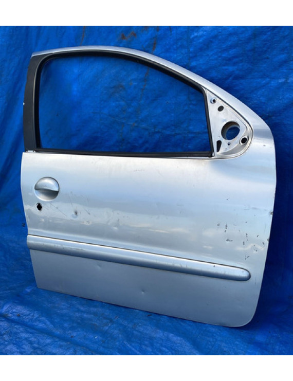 Porta Dianteira Direita Peugeot 206 Escapade 2001 Á 2012 Dianteira Direita Prateado