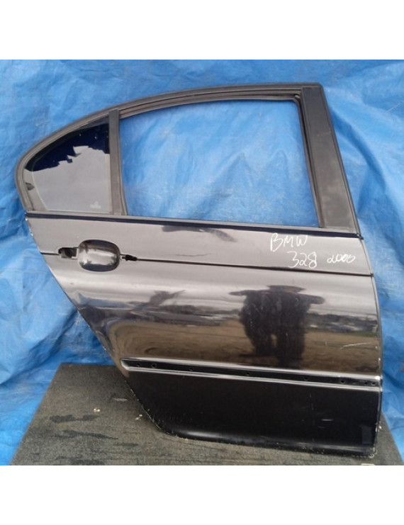 Porta Traseira Direita Bmw 328 1998 1999 2000 - 2006 Preto