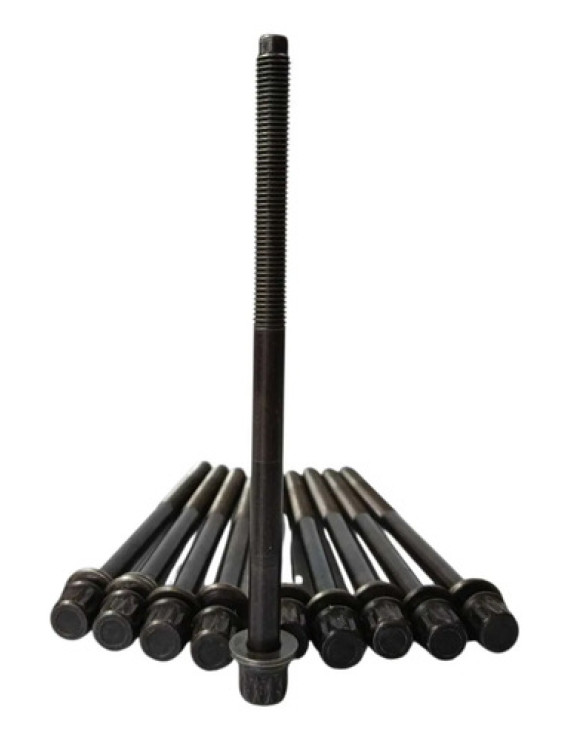 Kit Parafuso Cabeçote Civic Lxs 1.8 2007 - 2011 Preto