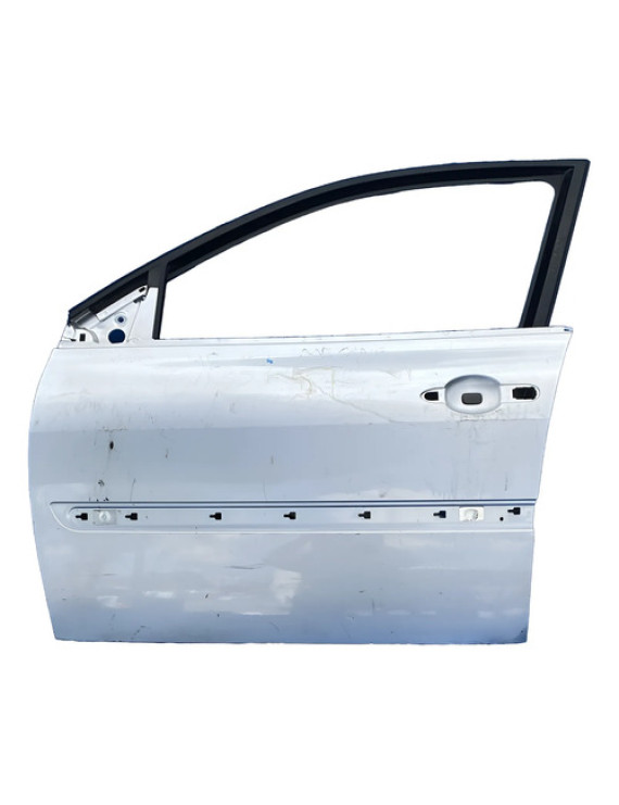 Porta Dianteira Esquerda Megane 2007 A 2012 Dianteira Esquerdo Prateado