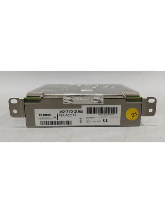 Central Multimidia Peugeot 3008 2018 2019 2020 / 9822730080 Prata