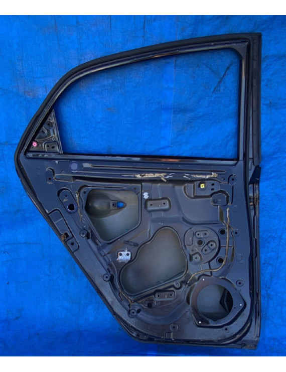 Porta Traseira Esquerda Hb20 Hatch 2012 A 2019 Traseira Esquerdo Preto