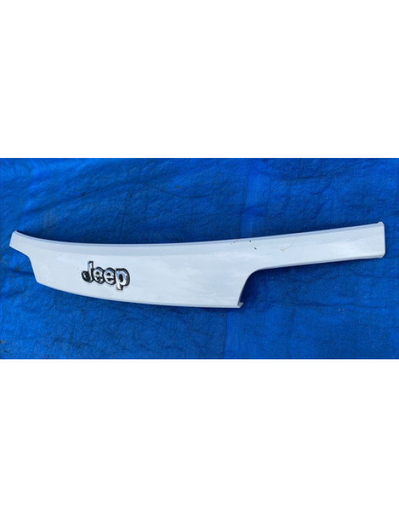 Moldura Tampa Traseira Grand Cherokee 2014 A 2021 Branco