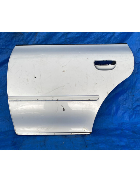 Porta Traseira Esquerda Audi A3 1998 A 2006 Traseira Esquerdo Prateado
