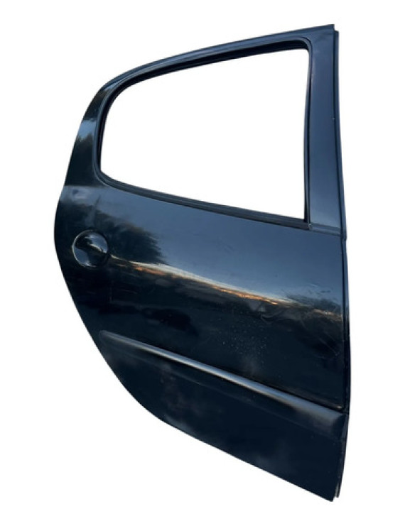 Porta Traseira Direita Peugeot 206 207 2001 - 2012 Traseira Direita Preto