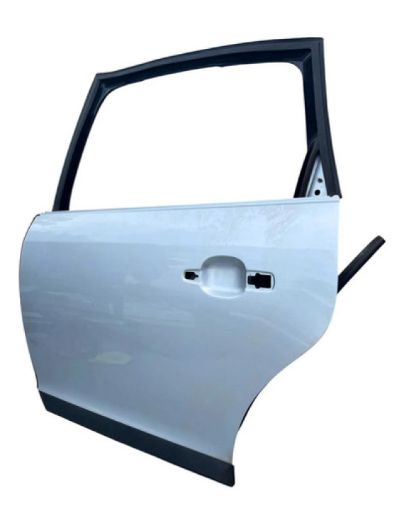 Porta Traseira Esquerda Citroen C4 Pallas 2007 A 2013 Traseira Esquerda Prateado