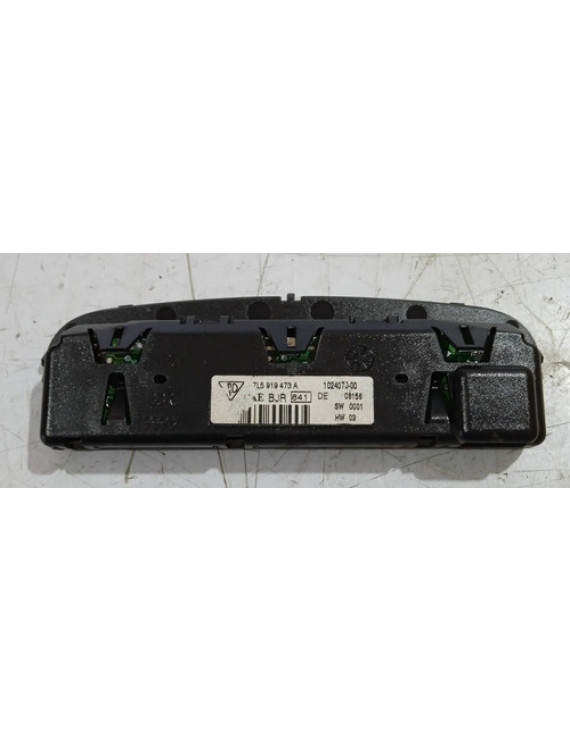 Display Sensor Estacionamento Porsche Cayenne 2003 - 2010 Preto