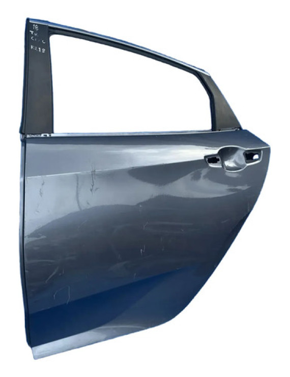 Porta Traseira Esquerda Civic G10 2017 2018 2019 2020 2021 Traseira Esquerda Cinza