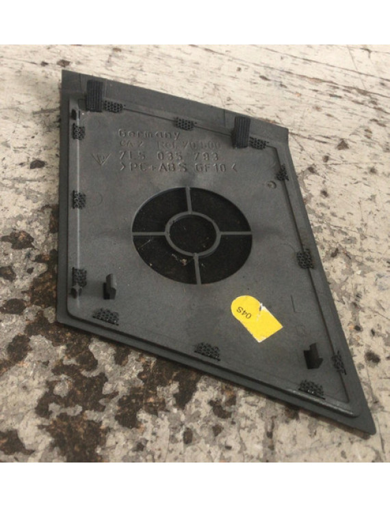 Moldura Alto Falante Diant Esquerdo Porsche Cayenne 03 - 10 Preto