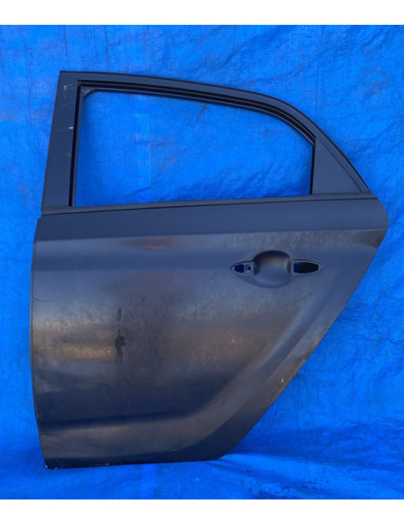 Porta Traseira Esquerda Hb20 Hatch 2012 A 2019 Traseira Esquerdo Preto