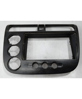 Moldura Painel Som Honda Civic 2001 - 2006 Preto Moldura Painel Som Honda Civic 2001 - 2006 Preto