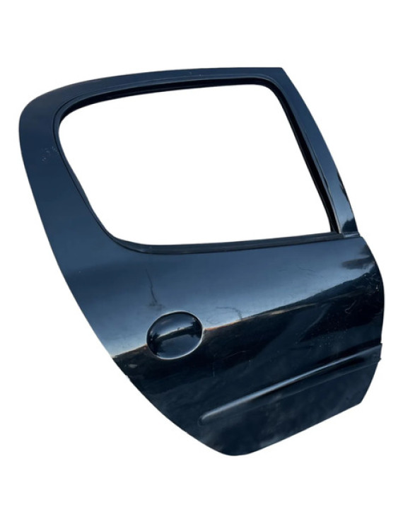 Porta Traseira Direita Peugeot 206 207 2001 - 2012 Traseira Direita Preto