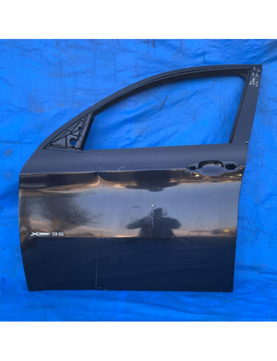 Porta Dianteira Esquerda Bmw X6 2010 - 2014 Detalhe Dianteira Esquerdo Preto