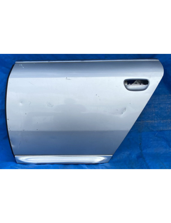 Porta Traseira Esquerda Audi A6 Allroad 2000 A 2005 Blindada Traseira Esquerdo Prateado