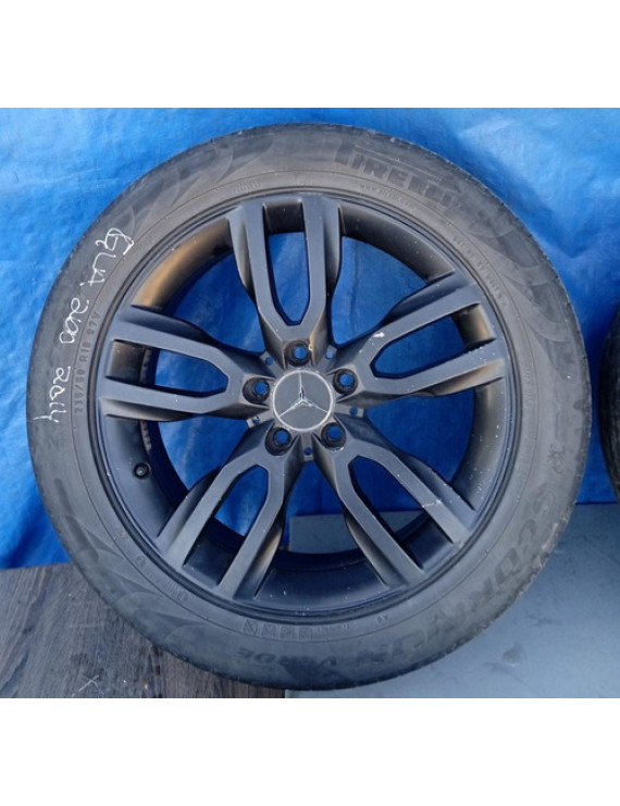 Jogo De Rodas Com Pneus Mercedes Gla200 2013 2014 2015 2016 Prateado
