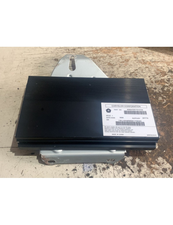 Amplificador Som Grand Cherokee 2013 2014 2015 / 68248754ab Preto