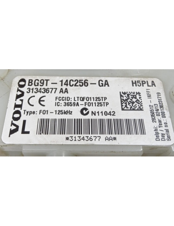 Caixa Fusíveis Bsi Volvo Xc60 2.0 2011 - 2015 / 31343677