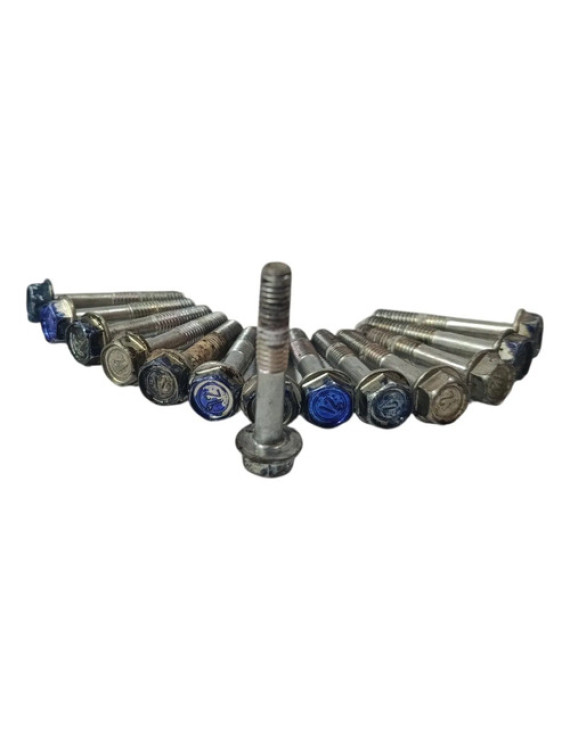 Kit Parafuso Tampa Carter Hrv 1.8 Flex 2016 - 2020 Prateado