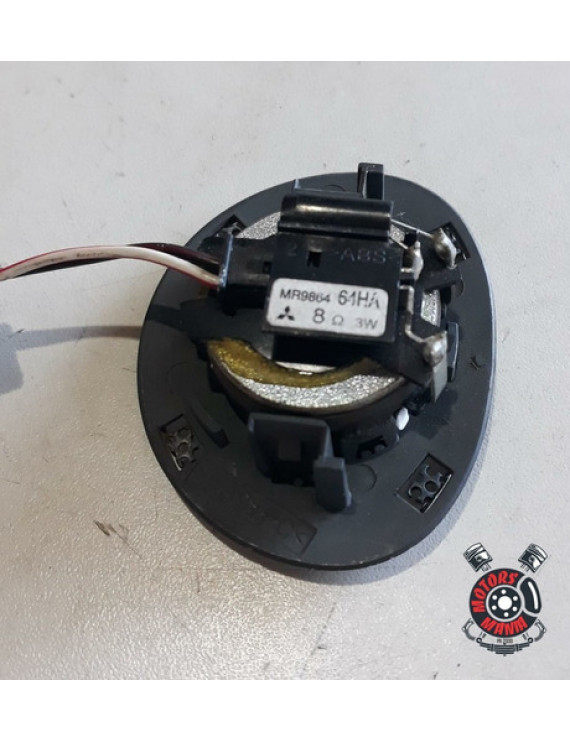 Tweeter Porta Dianteira - Mitsubishi Outlander 2006 Preto