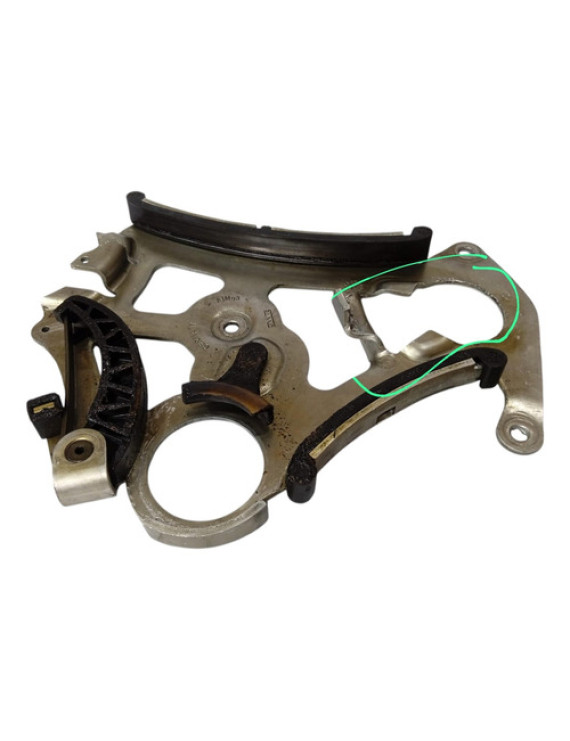 Guia Corrente Motor Bmw 535i X6 3.0 N55 2012 / Detalhes Prateado
