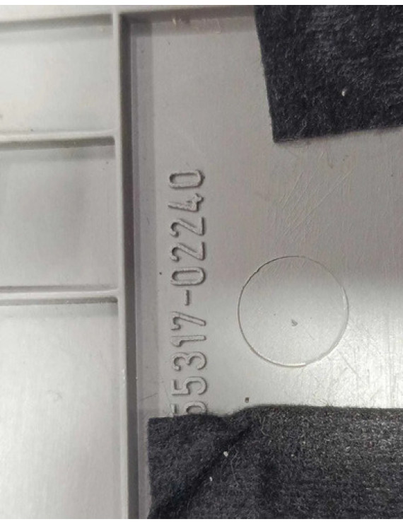 Moldura Lateral Painel Tabelier Corolla 2009 - 2014 Cinza