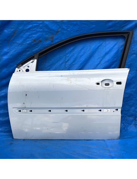 Porta Dianteira Esquerda Megane 2007 A 2012 Dianteira Esquerdo Prateado