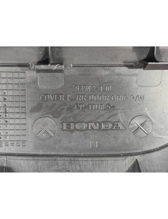 Apoio Braço Traseiro Esquerdo Honda Fit 2009 - 2014 Preto