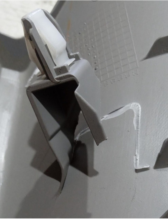 Moldura Do Porta Luvas Honda Civic 2015 / Avaria