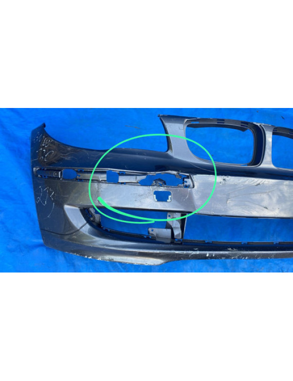 Parachoque Dianteiro Bmw 118i 2007 A 2010 / Detalhe Preto