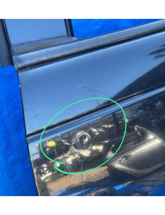 Porta Traseira Esquerda Pt Cruiser 2001 A 2010 Traseira Esquerdo Preto
