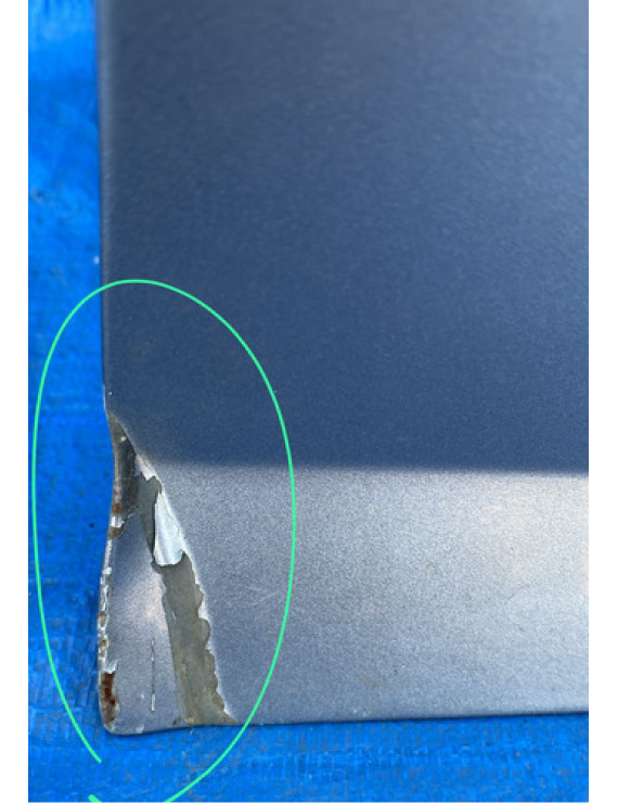 Porta Dianteira Direita Honda Civic 2017 - 2020 / Detalhe Dianteira Direita Prateado