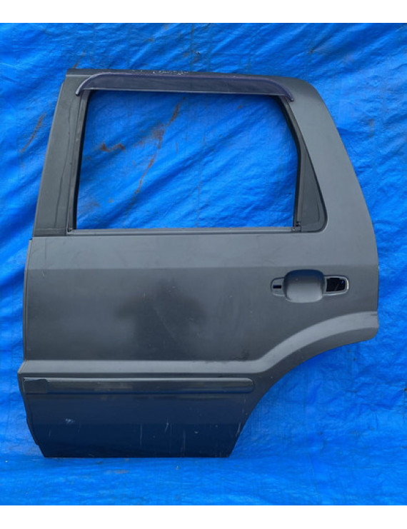 Porta Traseira  Esquerda Ford Ecosport 2003 A 2012 Dianteira Esquerdo Preto