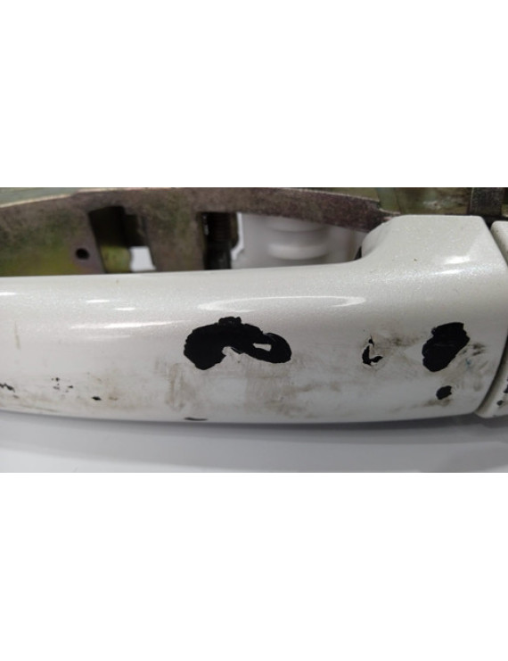 Maçaneta Externa Dianteira Esquerda Peugeot 2008 2016-2020 Branco Dianteira