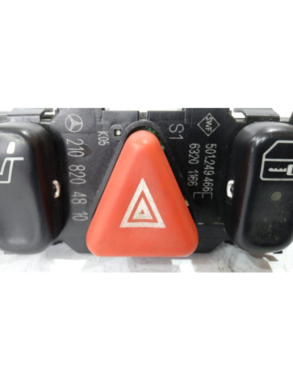 Botão Painel Central Pisca Mercedes C280 E320 1996 2003