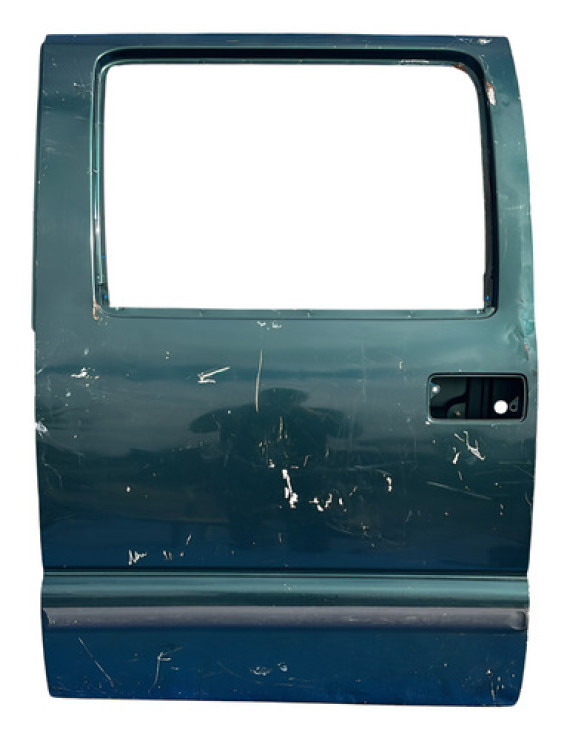 Porta Traseira Esquerda Gm S10 1996 A 2011 Detalhe Traseira Esquerdo Preto