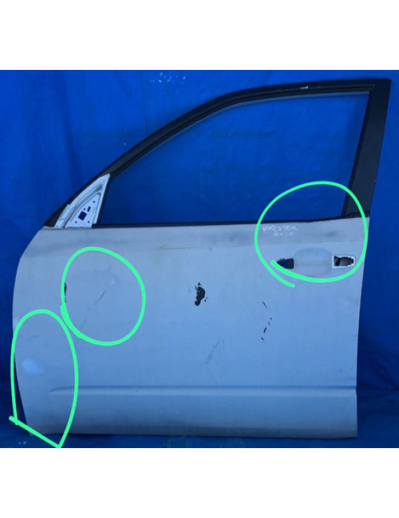 Porta Dianteira Esquerda Subaru Forester 2008 2009 2010 2011 Dianteira Esquerdo Branco