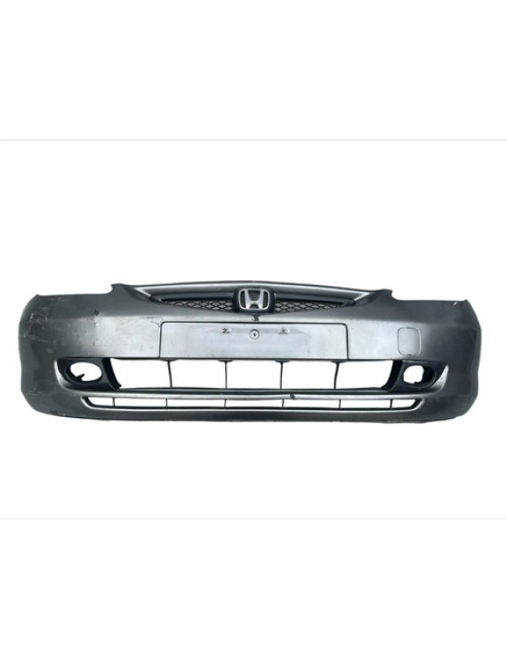 Parachoque Dianteiro Honda Fit 2003 A 2008 Cinza
