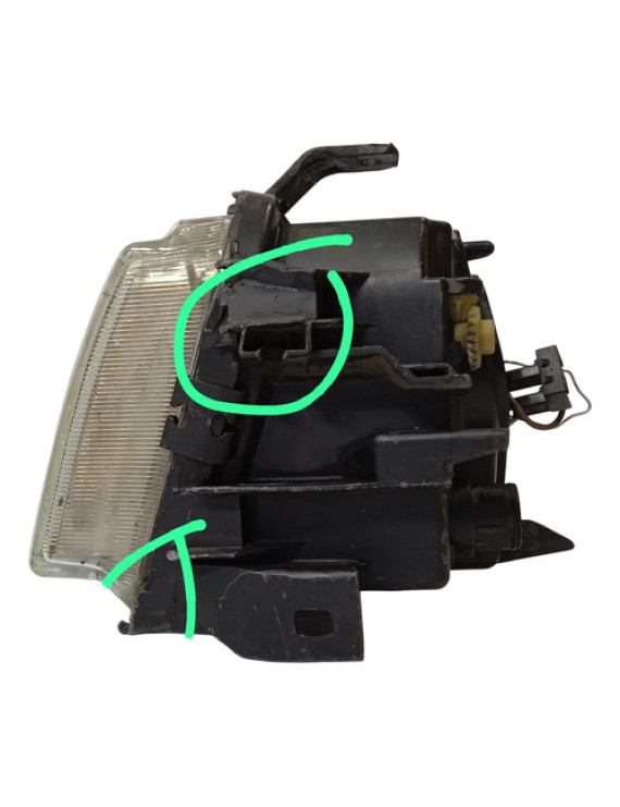 Farol Esquerdo Audi A4 1997 - 2000 Detalhes Esquerdo/motorista