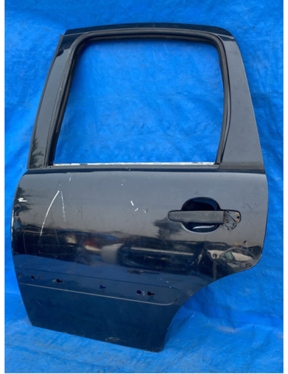 Porta Traseira Esquerda Citröen C3 2003 A 2012 Traseira Esquerdo Preto