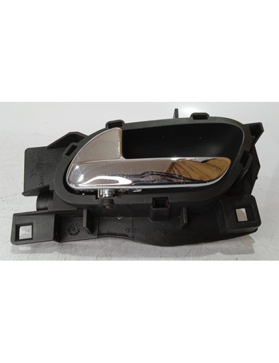 Maçaneta Interna Esquerda Citroen C4 Pallas 2007 - 2013 Preto Dianteira/traseira