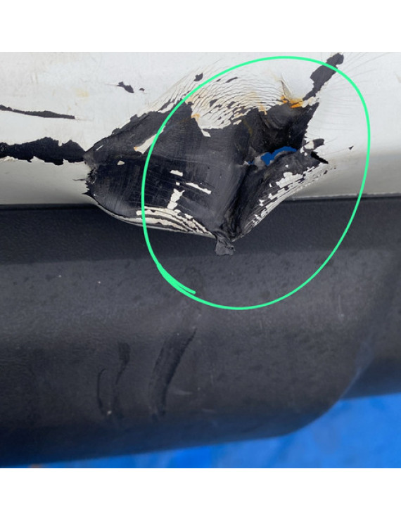 Parachoque Traseiro Lifan X60 2013 Á 2016 / Detalhe -avaria