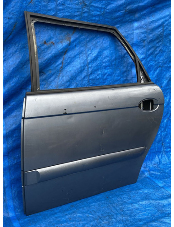 Porta Traseira Esquerda C5 Sedan 2000 Á 2005 Traseira Esquerdo Prateado
