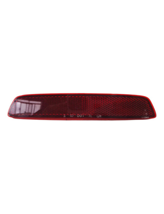 Refletor Olho De Gato Parachoque Tracker 2013 2014 2015 2016 Vermelho
