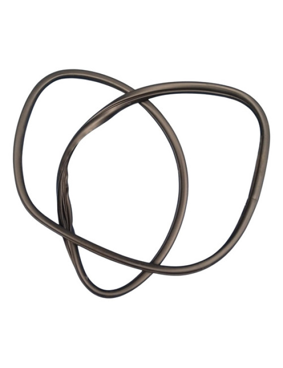 Borracha Porta Traseira Direita Jac J3 Hatch 2010 - 2015 Preto