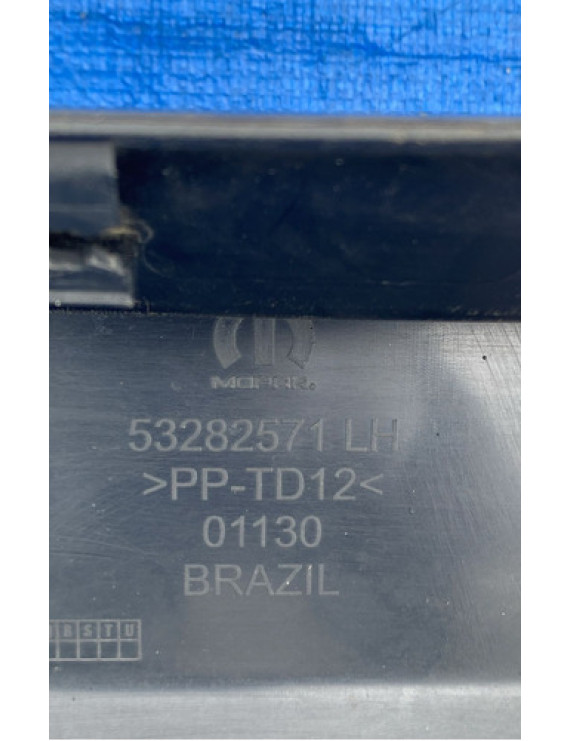 Spoiler Lado Esquerdo Jeep Compass 2018 2019 2020 2021 Preto
