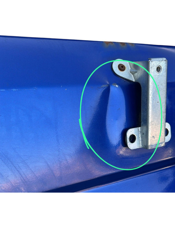 Porta Dianteira Direita Ford F-1000 1993 A 1998 Detalhe Dianteira Direita Azul