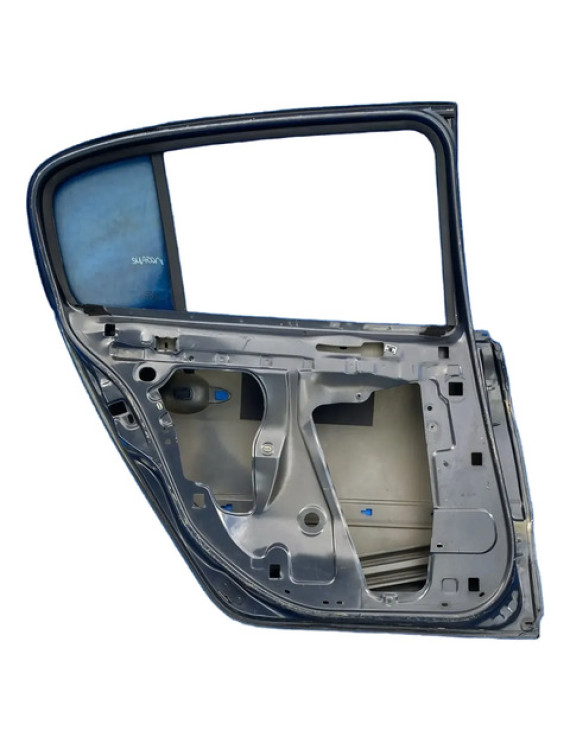 Porta Traseira Esquerda Megane 2006 A 2012 Traseira Esquerdo Preto