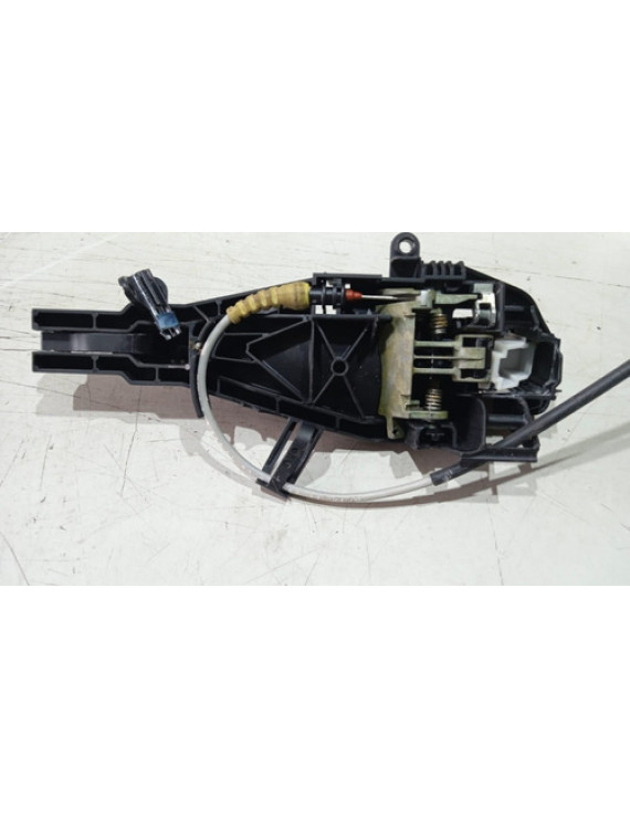 Maçaneta Externa Traseira Esquerda Bmw X6 3.0 2012 Preto