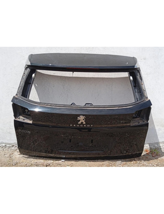 Tampa Traseira Peugeot 3008 Griffe 2017 - 2020 Preto