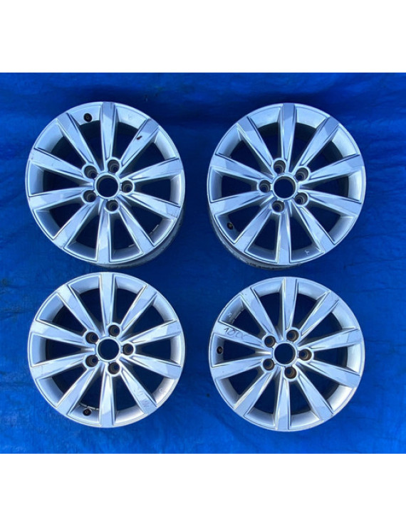Jogo De Rodas Aro 16 Audi A3 2016 5x112 - Prateado